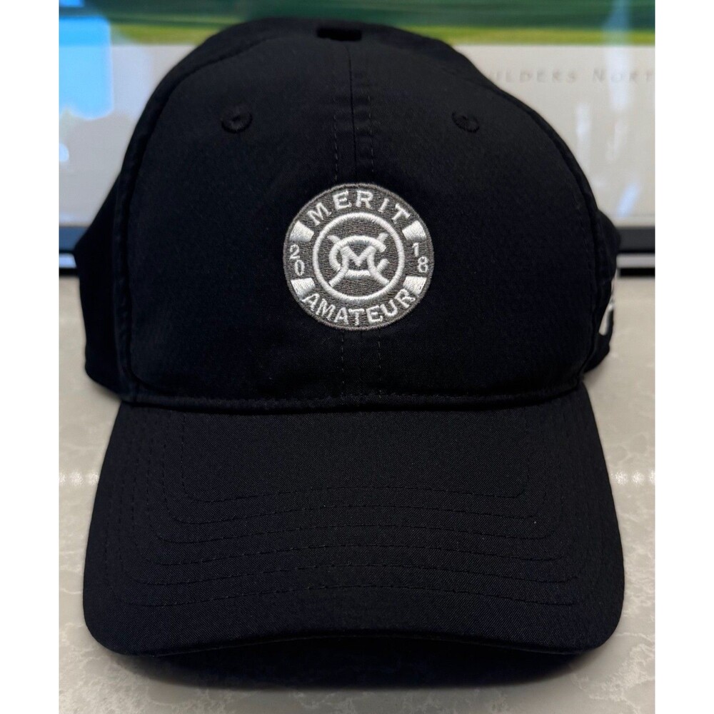 The Merit Club - Under Armour Golf Hat - Men's Adjustable - Black